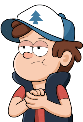 Dipper Pines Man Facial Expression Nose Cartoon Male - Gravity Falls Dipper Gif Png (477x477)