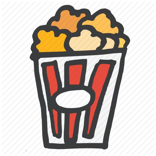 Snack Clipart Movie Theater Snack - Movie Theater (512x512)