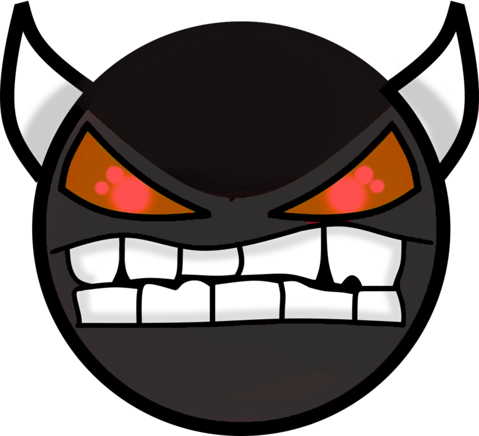 My Demon Face - Geometry Dash Extreme Demon Face (937x853)