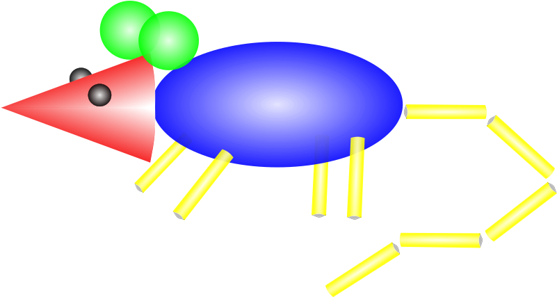 Medium Image - Rat From Geometric Shapes (800x435)