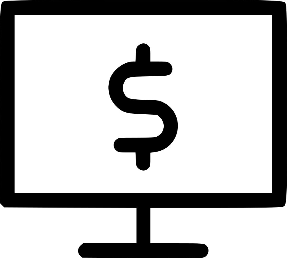 Money Finance Payment Dollar Monitor Computer Shopping - Television (980x880)