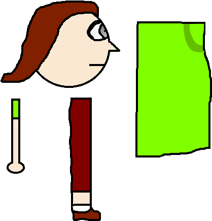 Mary Slikk Body Parts - Human Body (443x434)