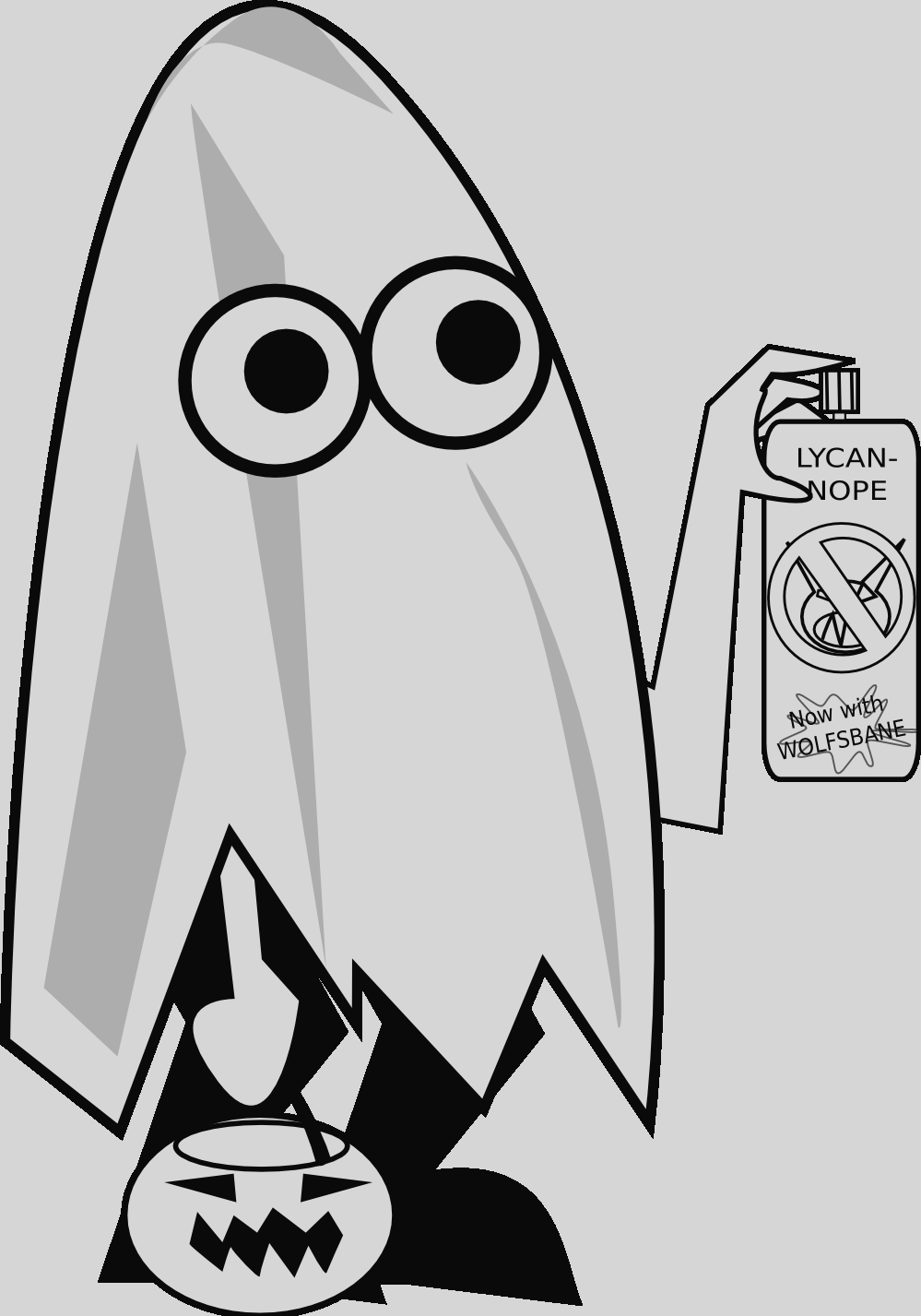 Halloween Clip Art Black And White Clipart Halloween - Vector Graphics (999x1427)