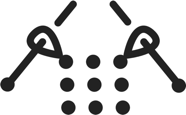 Knitting Icon Rubber Stamp - Knitting Icon Rubber Stamp (600x600)