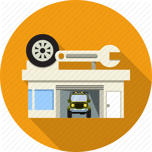 Car Repair Shop Icon (512x512)