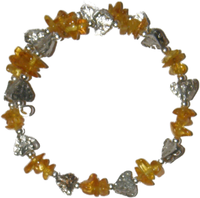 Bracelet Virgile Ambre De La Baltique Et Métal Argenté - Bracelet (700x800)