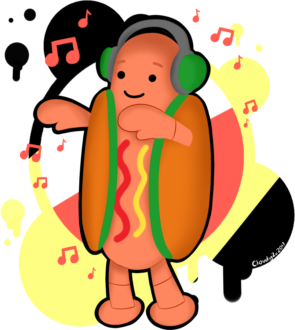 Jeyrablue 518 32 This Dancing Hotdog By Cloudyzu - Comics (1000x1170)