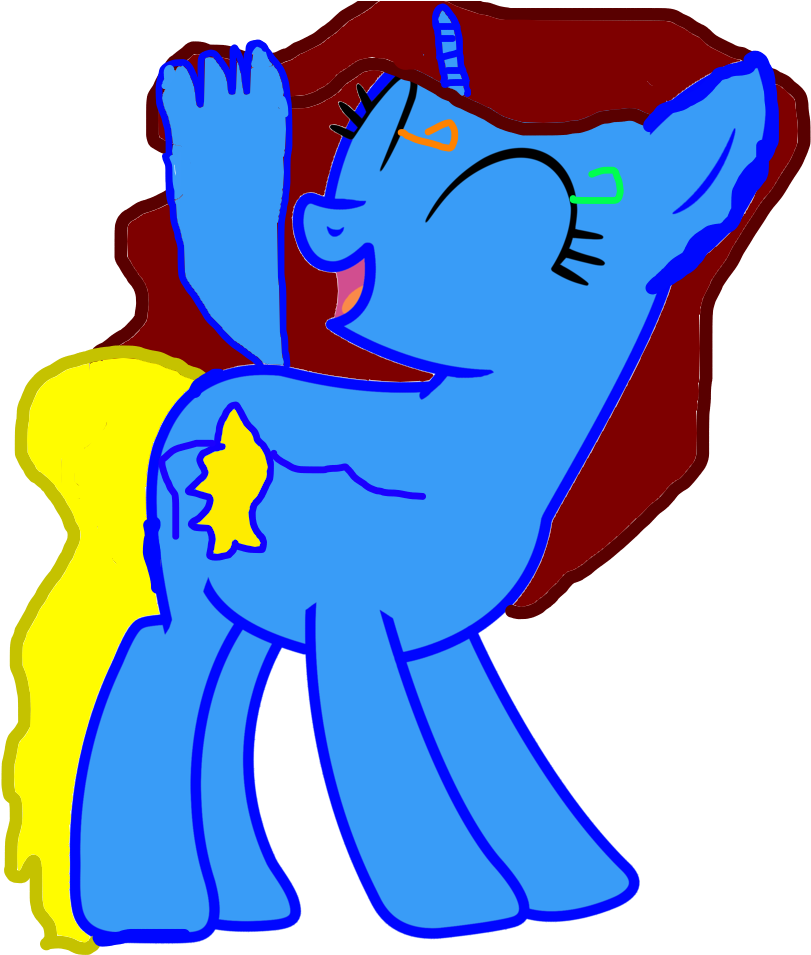 My First Alicorn Oc By Golden Bear Artist - Painting (822x971)