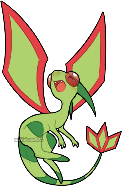 Flygon By Cookiehana - Flygon Cute Dragon Pokemon (457x670)