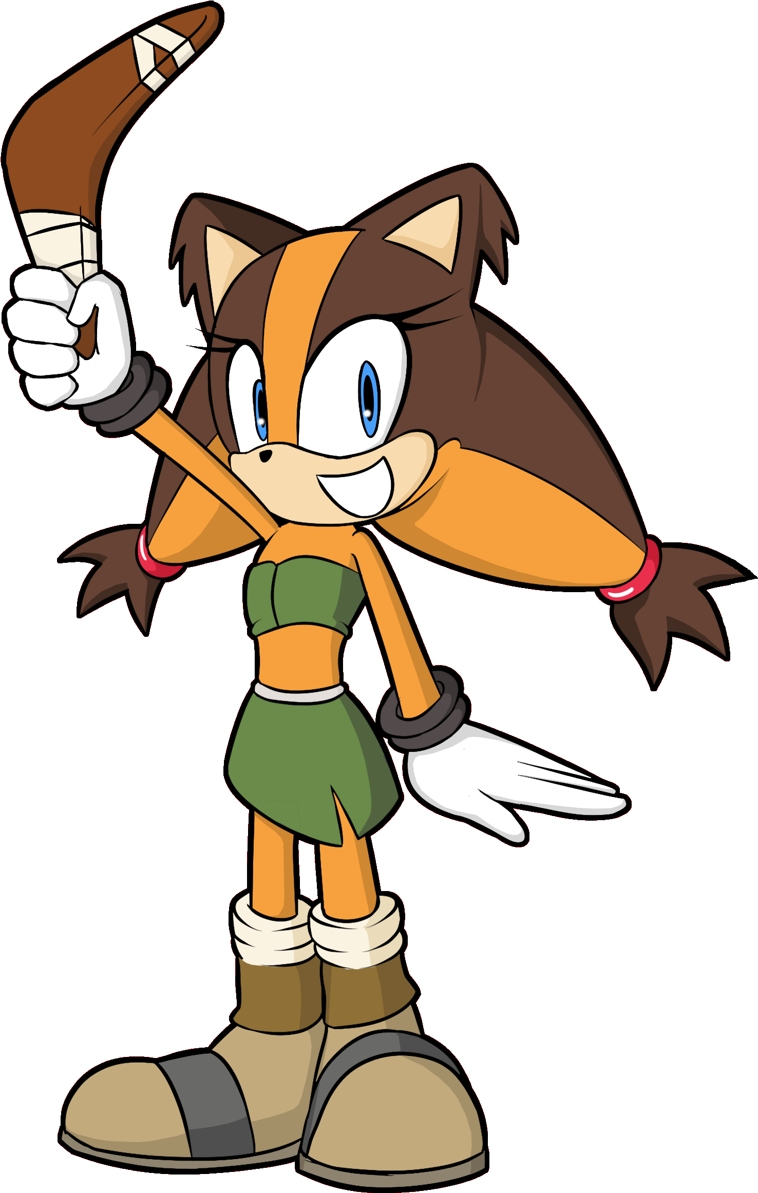 Wild Girl And Jungle Badger - Design (1600x2364)