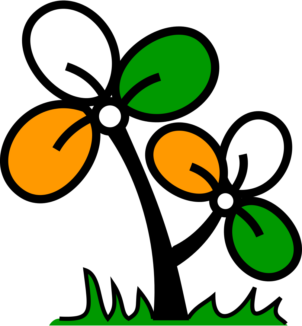 Pictures Of Political Parties 27, Buy Clip Art - All India Trinamool Congress (1000x1080)