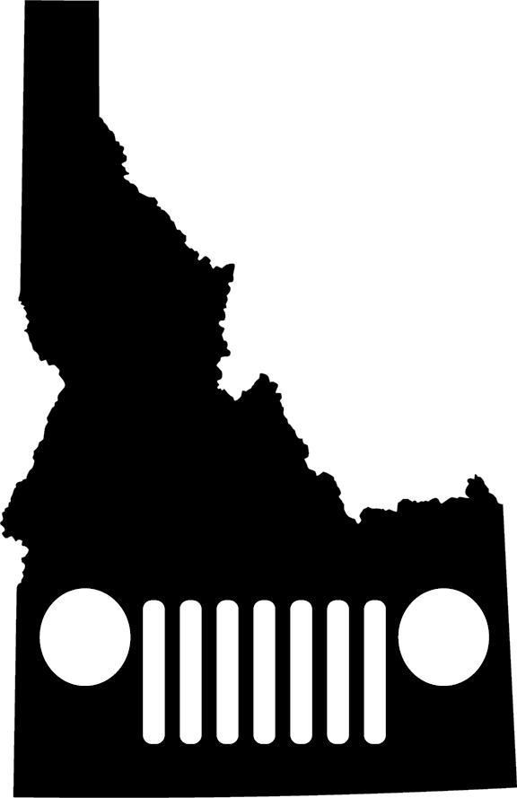 Idaho Grille Decal - Idaho Vector (576x889)