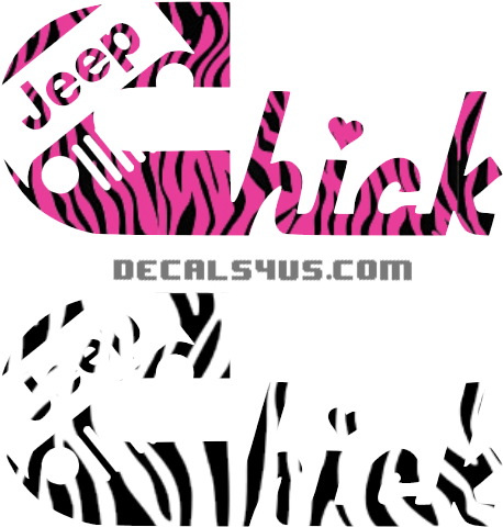 Girly For Girls Archives Decals4us Vinyl Decals Jeep - Jeep (500x500)