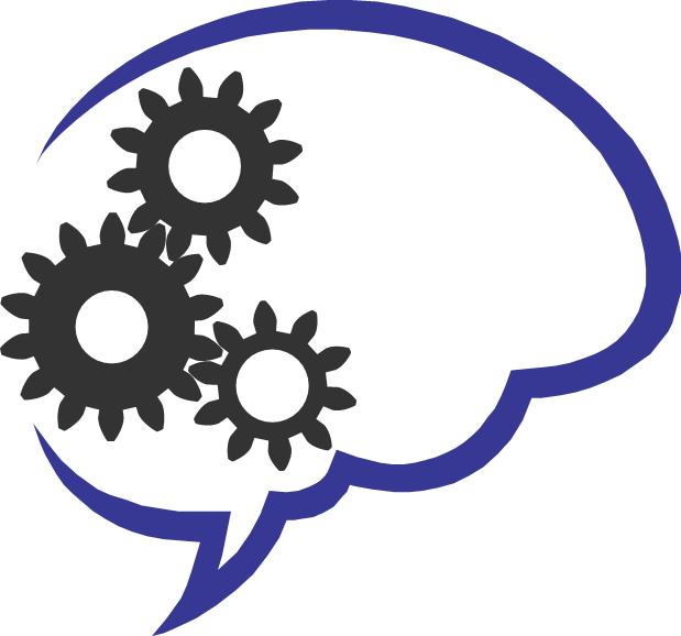 Brain With Gears - Gears Large And Small (619x578)