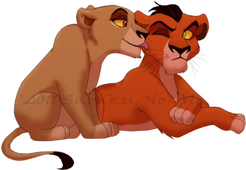 Taka And Zira - The Lion King (900x726)