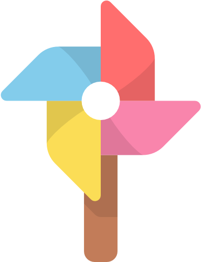 Pinwheel Free Icon - Child (512x512)