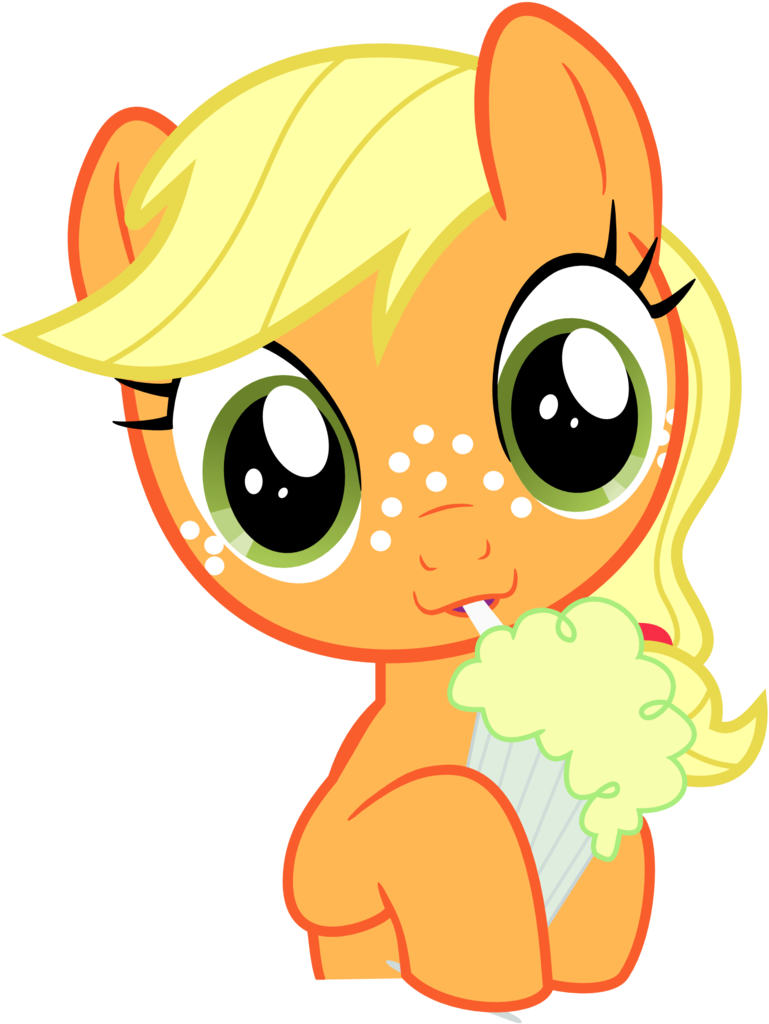Request Applejack Milkshake By Isegri - Twilight Sparkle Drinking Milkshake (1024x1138)