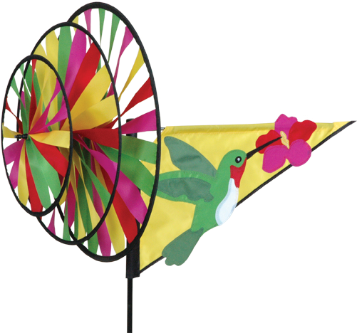 Triple Wheel Hummingbird Spinner - Premier Designs Hummingbird Triple Wind Spinner (500x500)