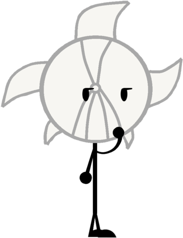 Whistling Pin Wheel Pose - Cartoon (430x479)