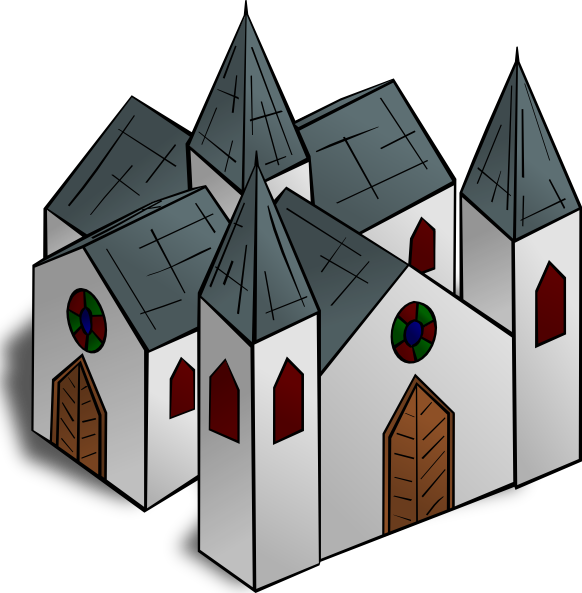 Cathedral Clipart Transparent - Cathedral Clipart (582x593)