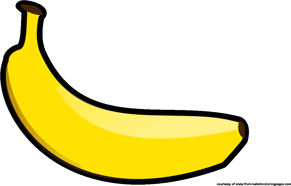 Banana Yellow Clip Art - Yellow Banana Clip Art (1280x720)