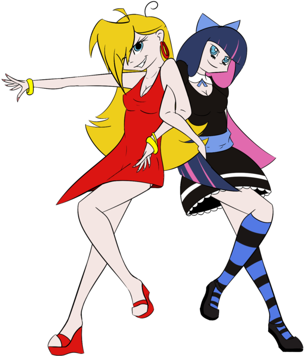 Pant And Stocking Fanart By Mzclueless - Cartoon (900x810)