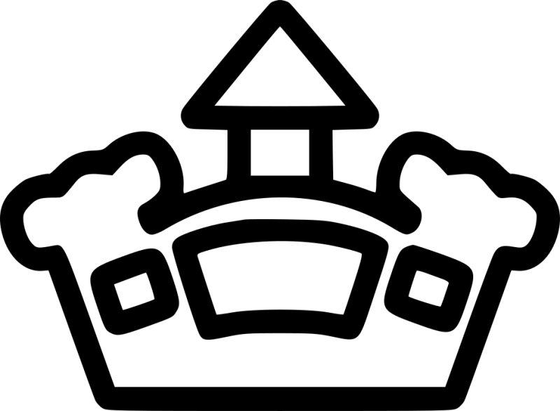 Pin Jumping Castle Clipart - Bouncing Castle Icon (800x587)