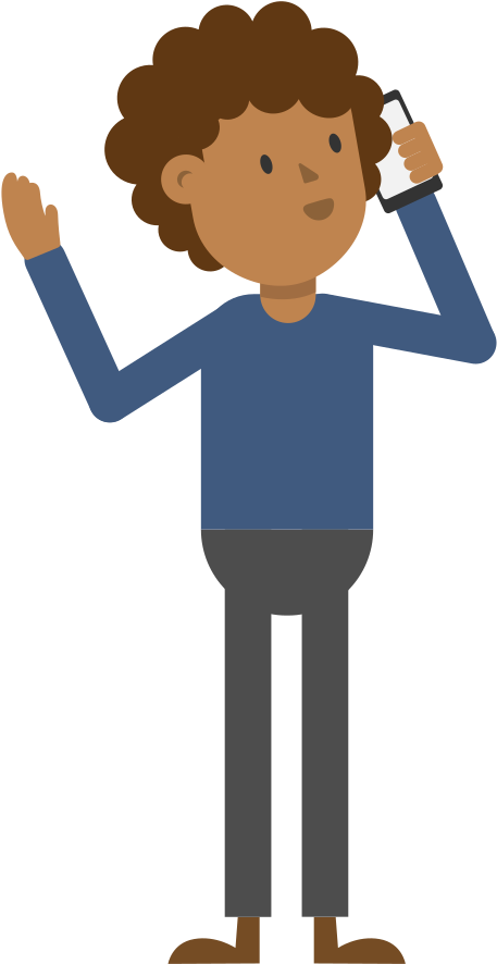 Open - Black Man Cartoon Png (2000x1125)