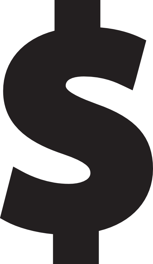 Dollar Sign United States Dollar Currency Symbol Computer - Dollar Sign Vector Png (512x884)