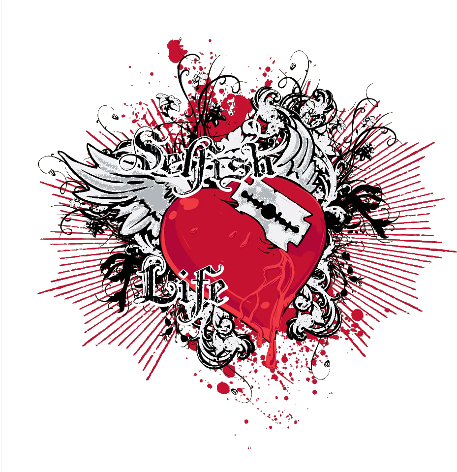 Heart Tattoo Razor - Clip Art (1000x958)