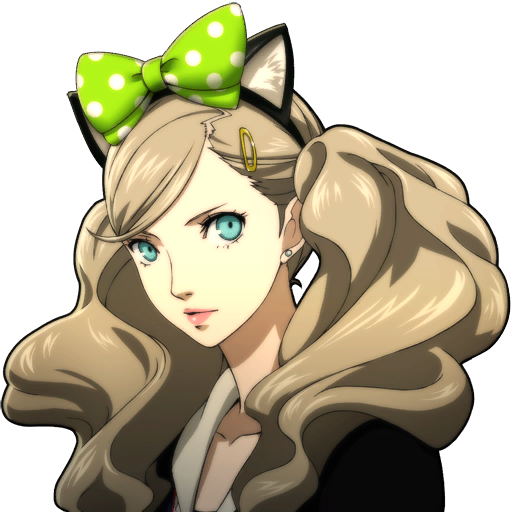 P5 Portrait Of Anne Takamaki With Cat Ears - Persona 5 Character Portraits (512x512)