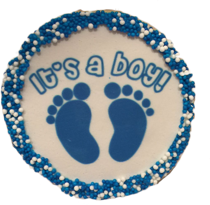 It's A Boy Sugar Cookies With Nonpareils - Its A Girl Tufted Chair Cushion (504x432)