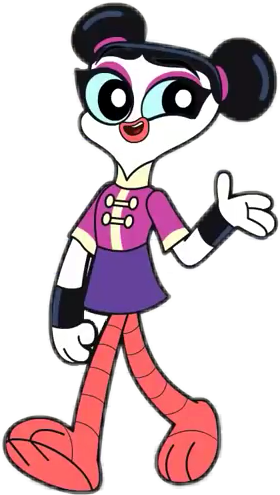 Her Look On Chuck Chicken - Chuck Chicken Power Up (280x495)