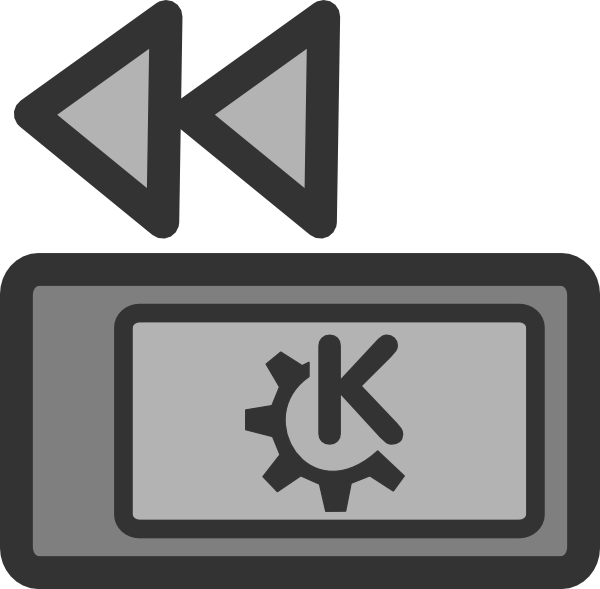 This Free Clip Arts Design Of Rewind Company Tape - Tape Rewind Png (600x589)