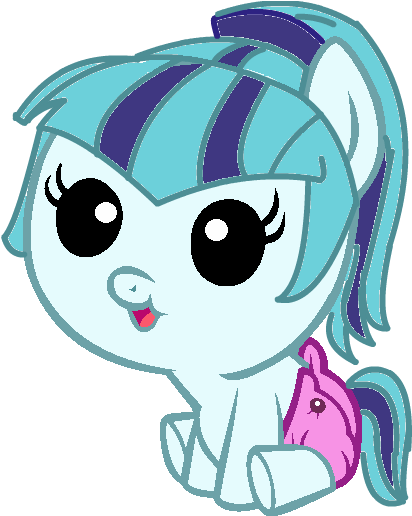 Serennarae, Baby, Baby Pony, Cute, Diaper, Ponified, - Sonata My Little Pony (418x533)
