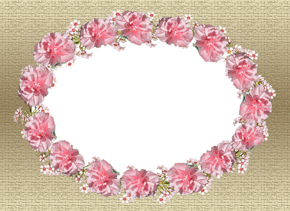 Frame, Card, Border, Decorative - Artificial Flower (960x698)