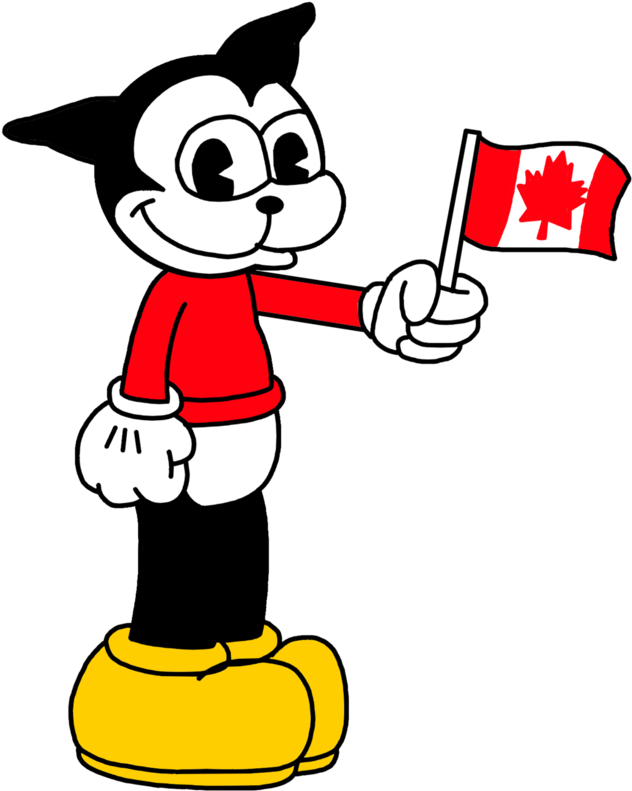 Bimbo With Flag Of Canada By Marcospower1996 - Flag Of Canada (894x894)