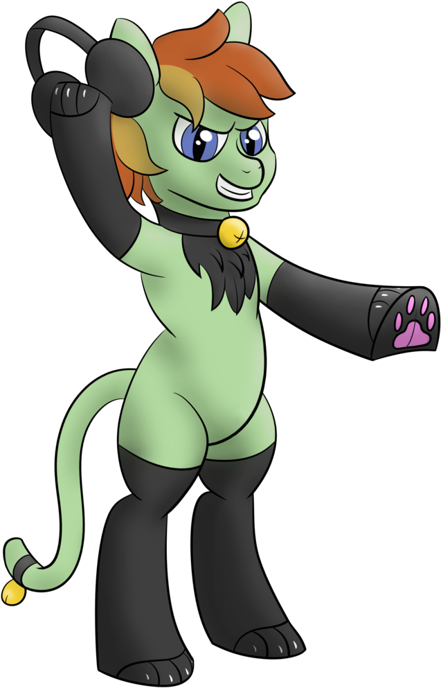Candylines, Bell, Bell Collar, Bipedal, Cat Costume, - Cartoon (751x1024)