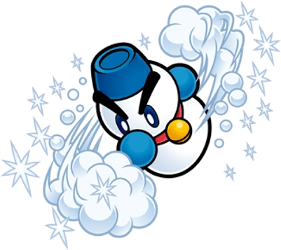 Kirby Chilly Making Snow - Chilly Kirby (400x400)