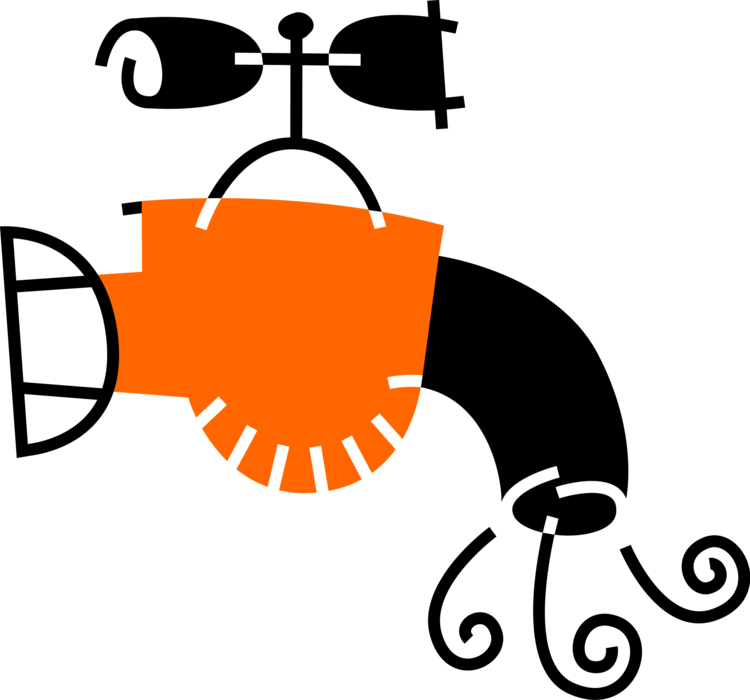 Vector Illustration Of Water Tap Sink Faucet Controlls - Vector Illustration Of Water Tap Sink Faucet Controlls (750x700)