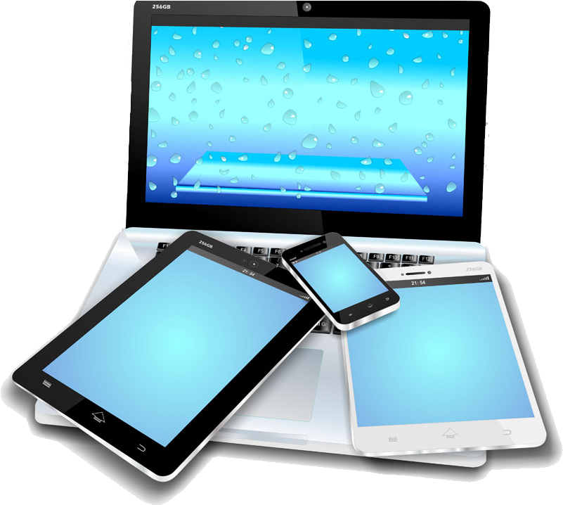 Laptop Mobile Device Tablet Computer Smartphone Mobile - Pc Portatil Animado (1000x800)
