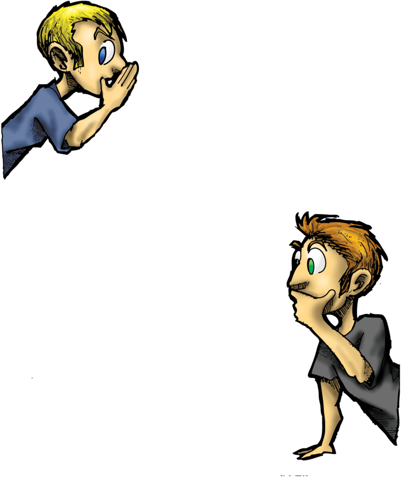 Gossip-final By Sanukart - Cartoon (820x974)