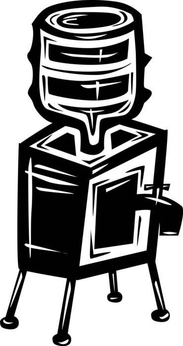 Vector Illustration Of Office Water Cooler Dispenses - Vector Illustration Of Office Water Cooler Dispenses (370x700)