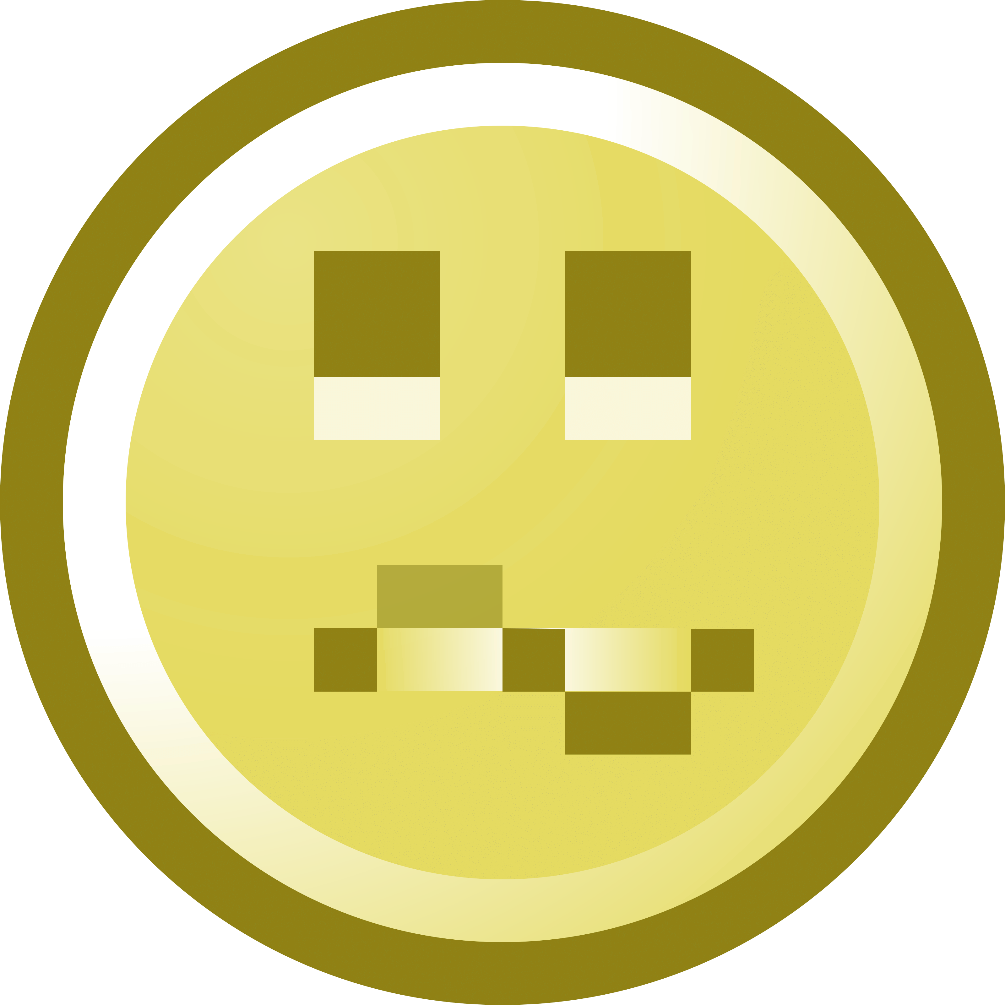 Clip Art Question Face Clipart - Portrait Of A Man (3200x3200)