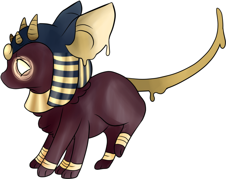 Anubis Demonrat By Inked Pastels - Cartoon (1024x707)