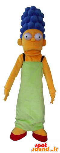 Mascot Marge Simpson, The Famous Cartoon Character - Mascot (600x600)