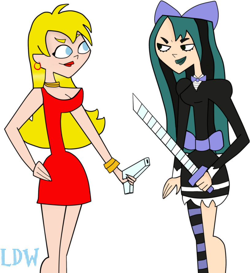 Panty And Stocking By Littledarkwitch - Cartoon (862x926)