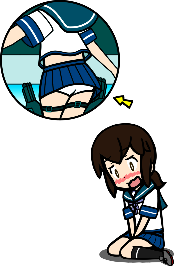 Fubuki's Panties By Fubukio - Kantai Panties (724x1104)