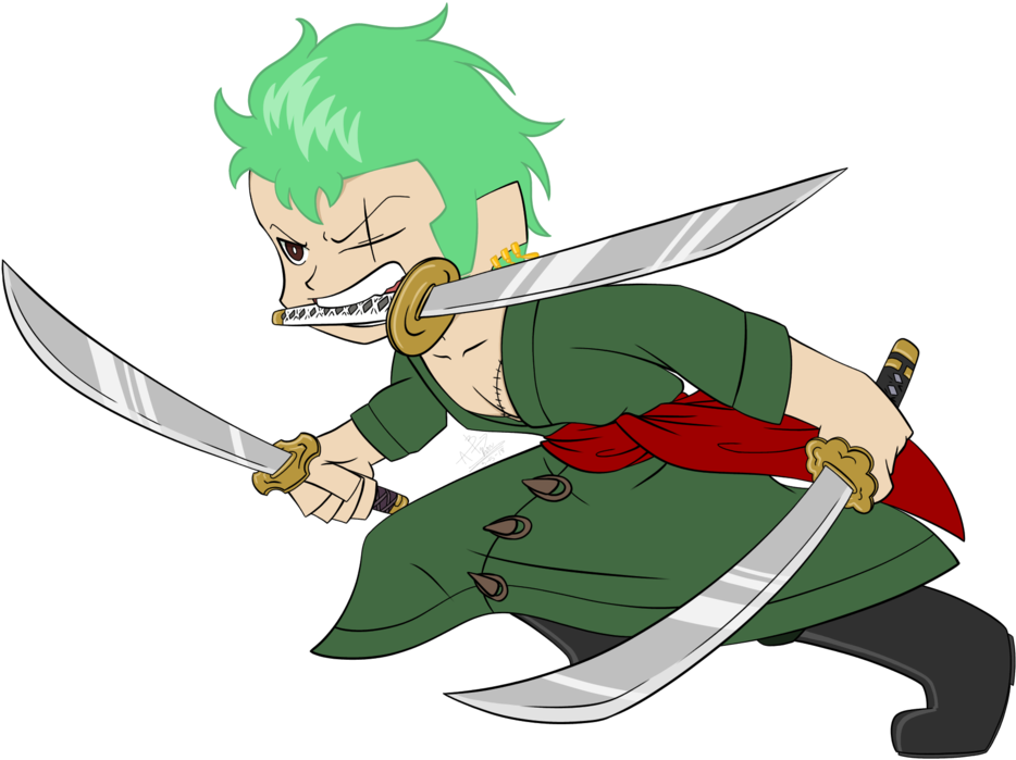 Roronoa Zoro By Tinylaxus - Art (1024x760)