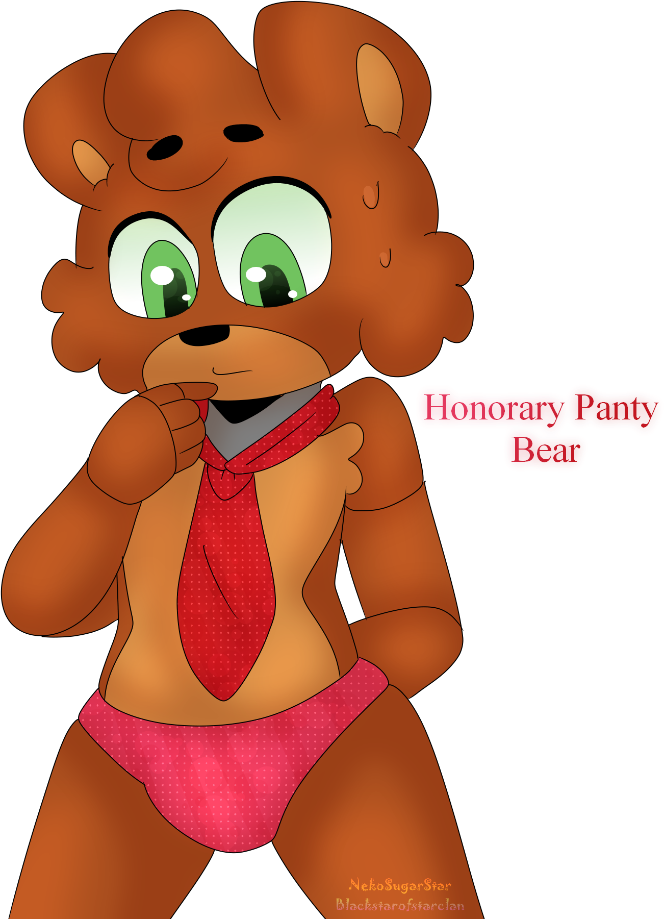 Honorary Panty Bear By Nekosugarstar Honorary Panty - Art (1379x1955)